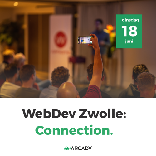 WebDev Connection: Zien we jou op 18 juni?