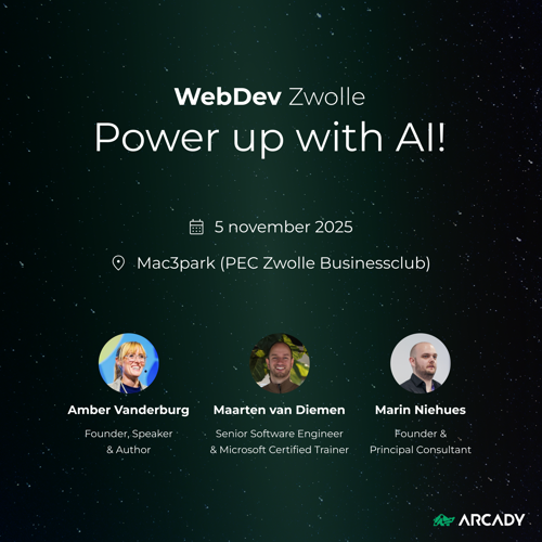 Webdev Power up with AI: Meld je aan!